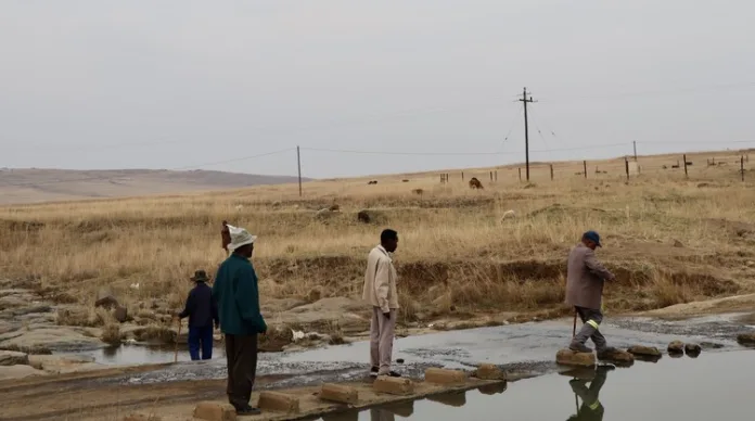 In northern KwaZulu-Natal, villagers have to fix their own roads and drains