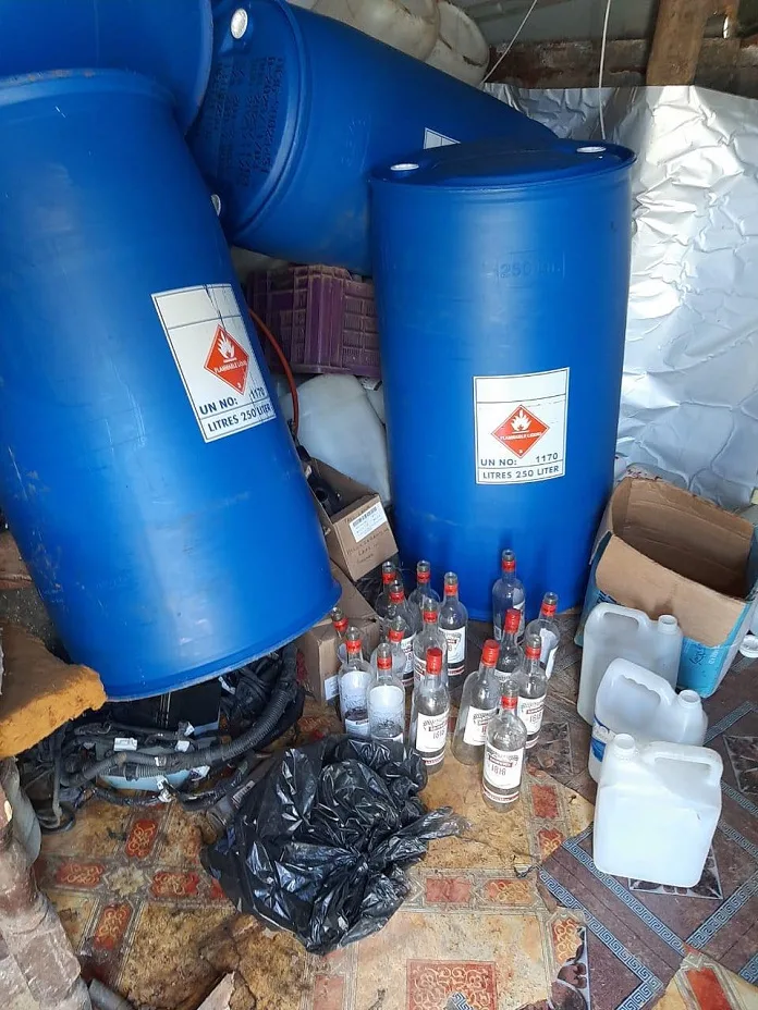 Hawks-Led Bust Nabs Umlazi Man for Manufacturing Counterfeit Liquor 2 579510856 1261051306046507 116751330912903855 n