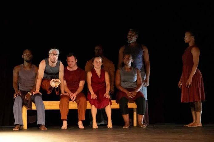 FLATFOOT Downie Dance Company (2024) Photo by Val Adamson