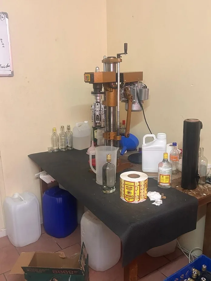 Illegal Liquor Plant Busted in Coordinated Police Operation 1 595380886 1277969337688037 8697910417997583277 n