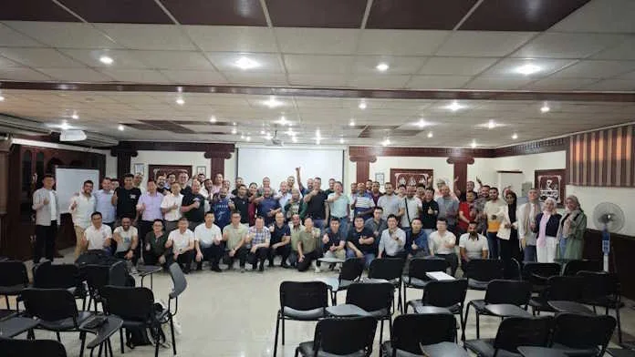 The project team conducts training for personnel from SCEDC