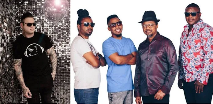 DJ DekStir (left) and Dr Victor & the Rasta Rebels (right)