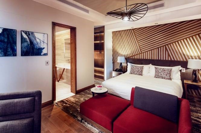 The luxurious five-star ‘Zenith Level’ room