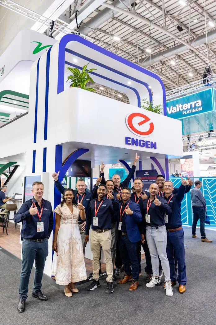 Vivo Energy and Engen exhibited at a combined stand, highlighting the group’s integrated approach to fuels, lubricants and technology solutions