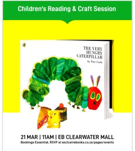 Children's Reading and Craft Session at Exclusive Books
