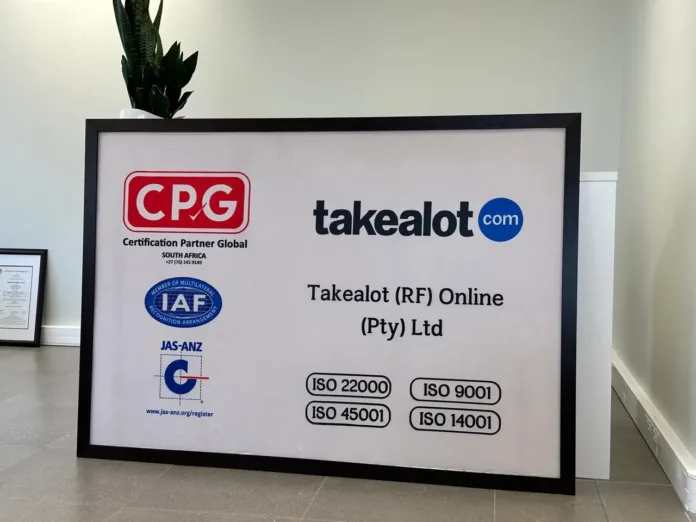 Global Pioneer: Takealot’s Groundbreaking ISO Achievement Sets New International Standard for Online Retail