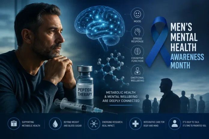 Peptide-based metabolic treatment is changing how male mental health is treated