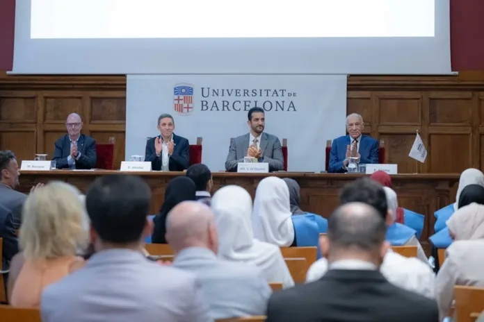 Sultan Bin Ahmed Attends Media Master’s Graduation in Spain