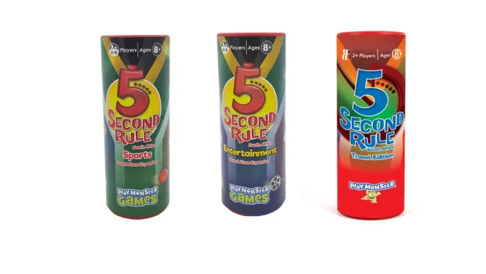 Game on the go with Five Second Rule travel editions