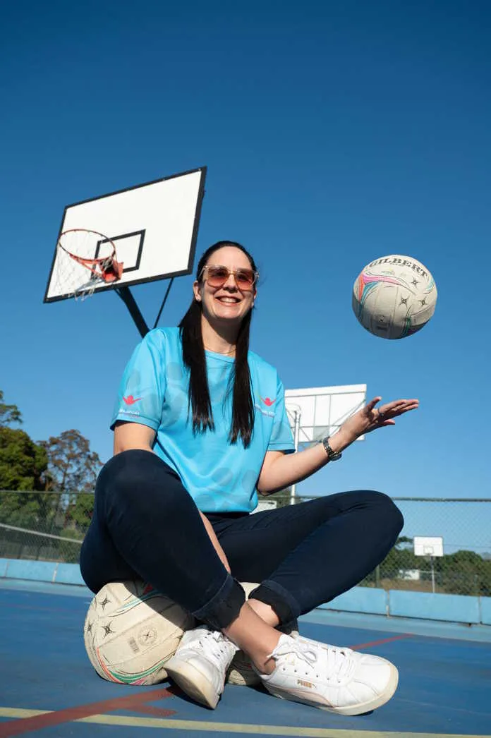 Feeling "hoopful", pictured at the date announcement for the SPAR KZN Schoolgirl’s Fast 5s Netball Challenge is Marguerite Wagner (Head of Netball, SchoolGirl Sport). Tipping off in August, the tournament heads to Zululand first for its 35th regional since its inception. Pic by Val Adamson.
