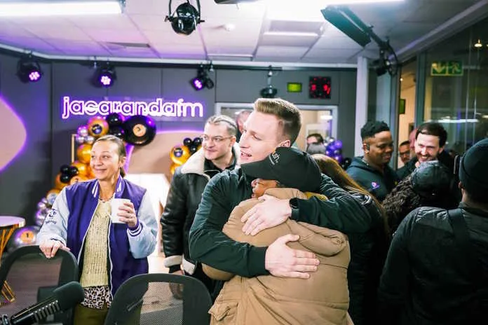 Jacaranda FM and Goldrush's Make Me A Millionaire campaign. Image supplied by PR company for Jacaranda FM