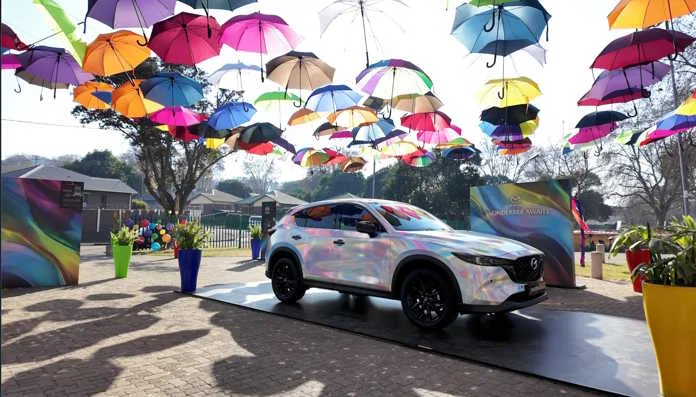 Mazda Brings the Feeling of Wonderrrr to Life at 702 Walk the Talk. Image supplied by Thato Moloi for Mazda.