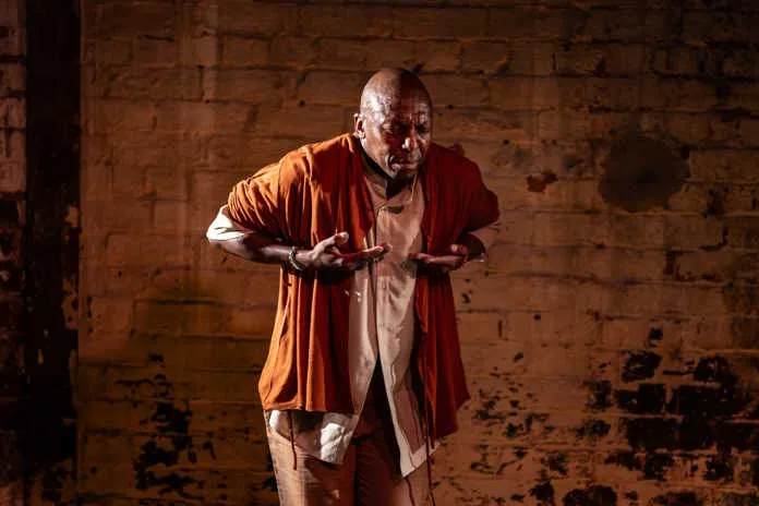 Desert Poems choreographed and performed by Vincent Mantsoe. Image uploaded by PR company for JOMBA.