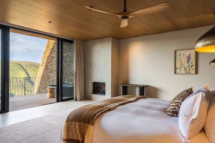 Colours of the mohair mirrors the landscape at Mantis Hiddn at Addo. Image supplied by PR company.