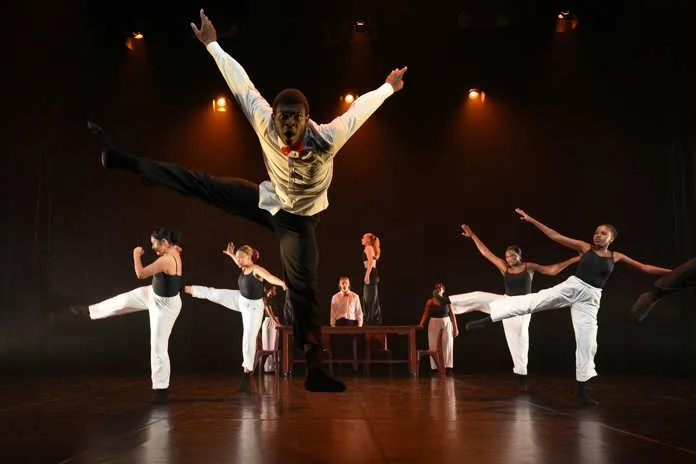Photo of Gabriel YoungStar's The Meeting at JOMBA! LIVE OPEN HORIZONS. Photo by Val Adamson.