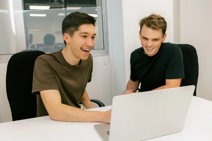 Emile Dos Santos Ferreira, CTO (left) and Keagan Stokoe, CEO (right). Image supplied by PR company.