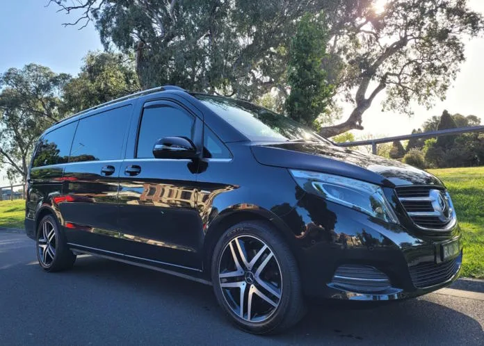 Mercedes-Benz V-Class. Image supplied by Urban Chauffeur Cars