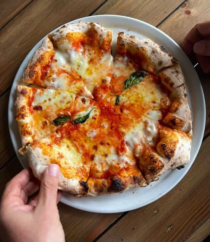 Settebello Neapolitan margherita pizza. Image supplied by PR company for Settebello.