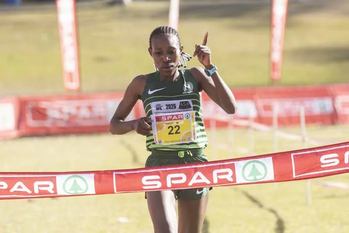 Dikeledi Majara's outstanding performance of 35:01 earned her the top spot in the Maritzburg SPAR Women’s 10km Challenge, held in perfect running conditions on Sunday 23 August, at the Pietermaritzburg Oval Cricket Stadium. Photo by Rogan Ward.
