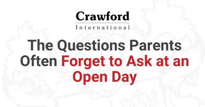 The Questions Parents Often Forget to Ask at an Open Day