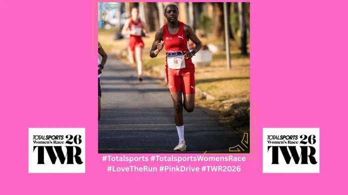 Karabo More ready to race at the Totalsports Women's Race Joburg. Image supplied by PR company.