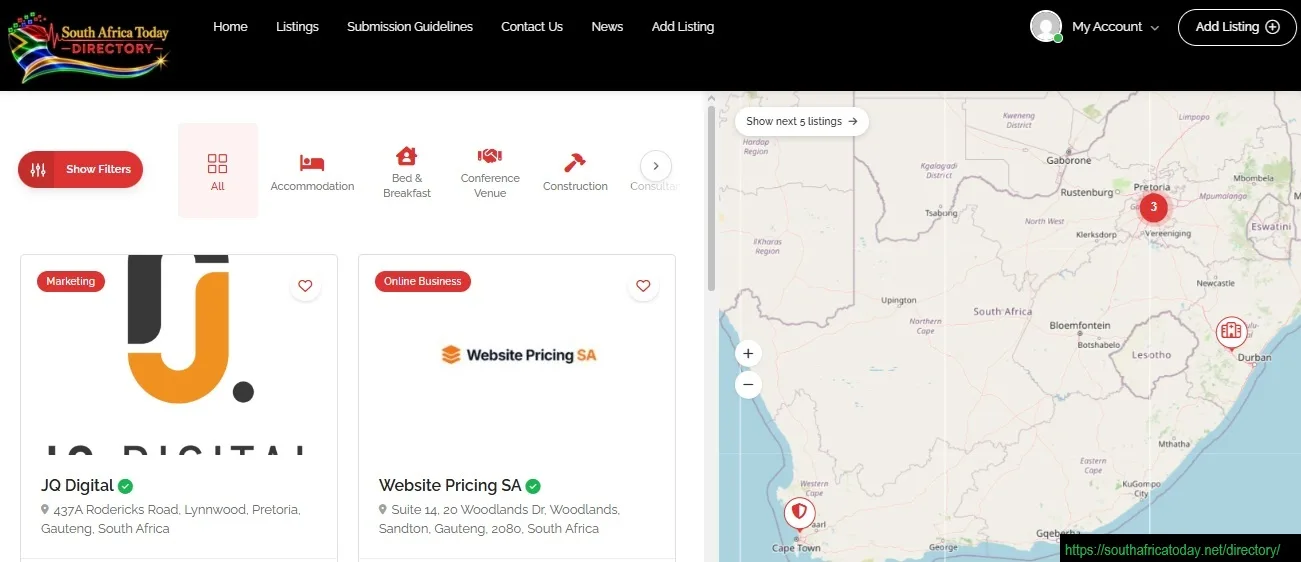 South Africa Today - Business Directory