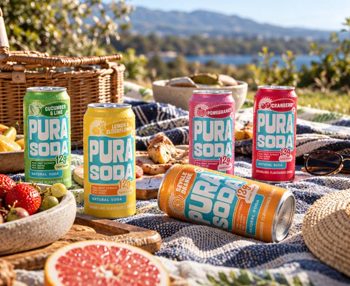 PURA Soda. Image supplied by PR company.
