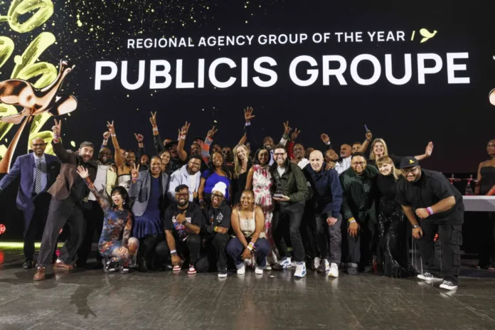 Publicis Groupe Africa named Loeries Regional Agency Group of the Year for the third consecutive year