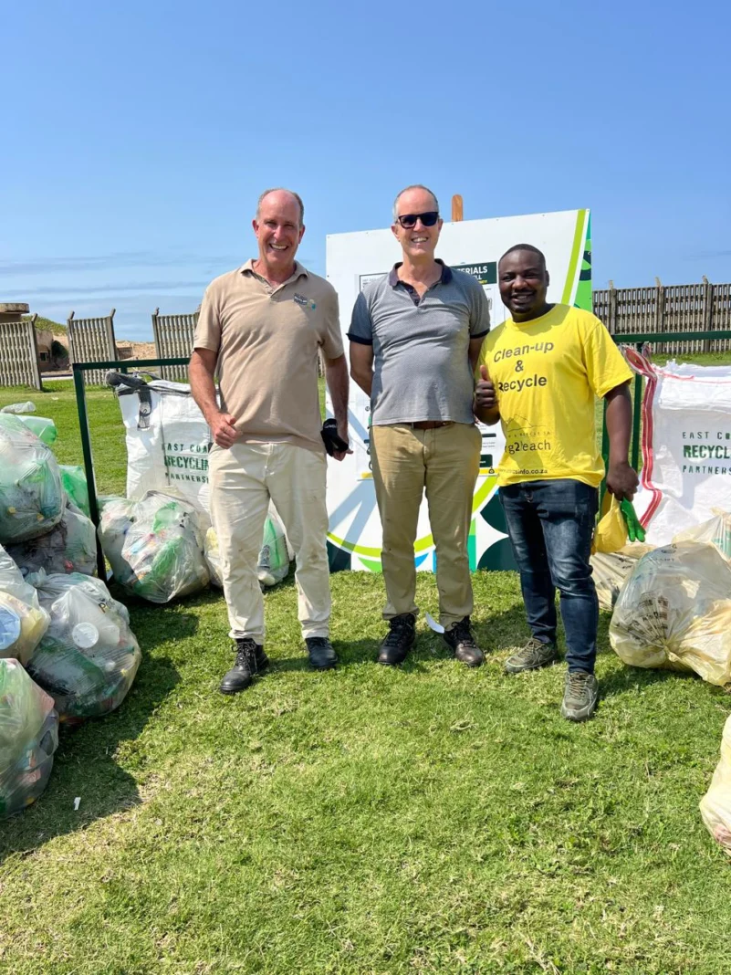 Jonathan Welch, Gary Cullen And Sam Kumbula From Plastics SA . Image supplied by PR company.