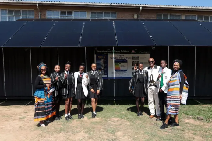 Engen strengthens STEM education at Ebenezer Majombozi High School with solar power