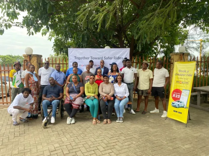 Maxim & The Department of Transport engage Mbombela drivers on road safety, security and e-hailing challenges