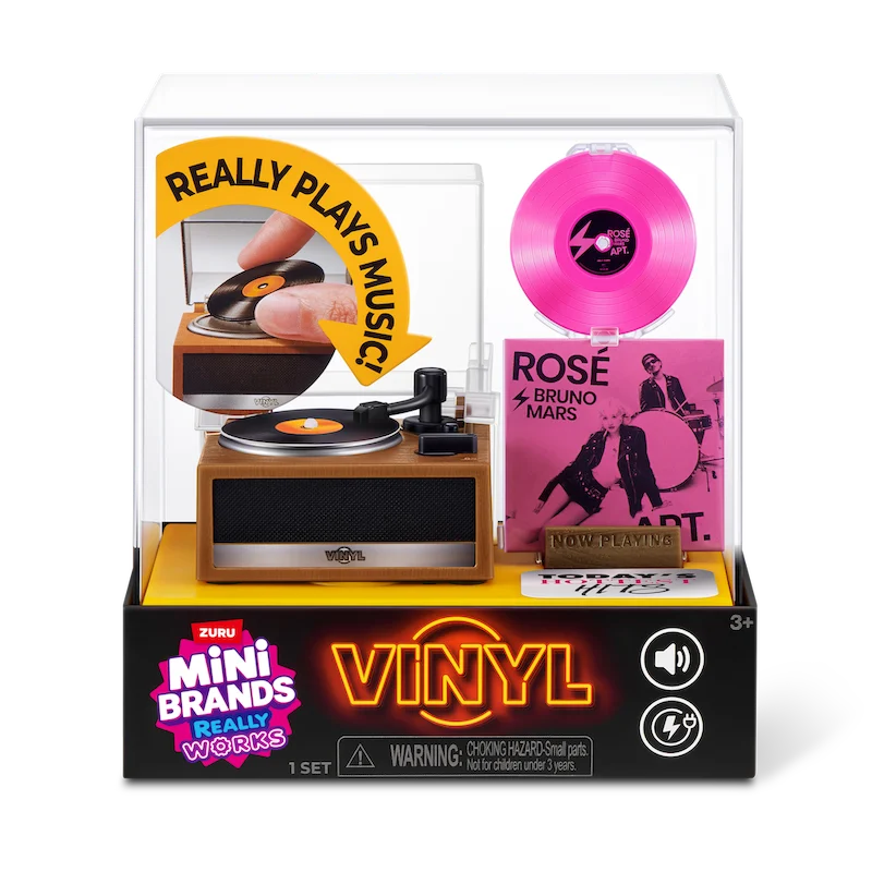 The Vinyl Revival Goes Mini - ZURU Brings Mini Brands Vinyl to South Africa. Image supplied by PR company.
