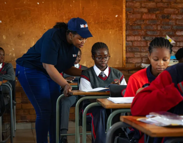 Mobil Give a Drop brings practical mathematics support to Kagiso school