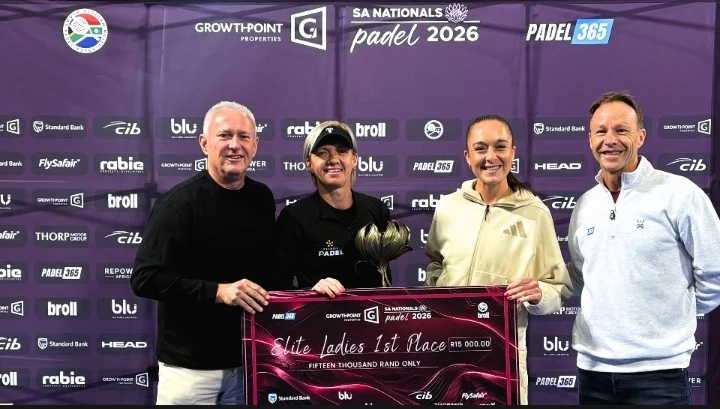 South Africa’s First National Padel Championship Crowns its Open Division Champions. Image supplied by PR company.